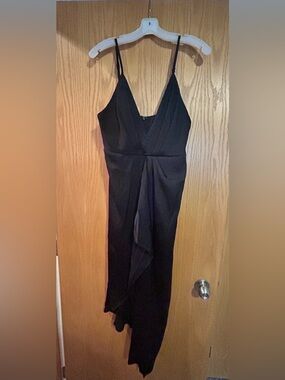 Lulus Women’s Caught Feelings Navy Blue Dress.
